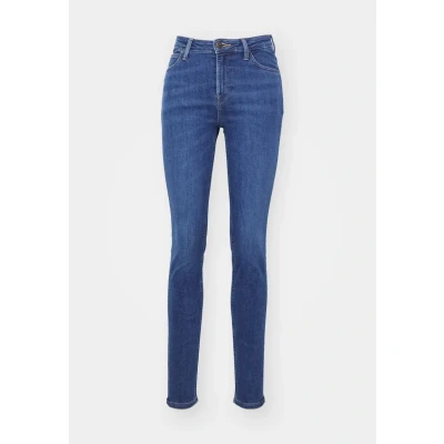 Image of Lee Scarlett HIGH Jeans Skinny Fit, Women&#039;s, Size: 24x31, Mid copan