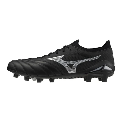 Image of Mizuno MORELIA NEO IV BETA JAPAN Football Shoes Black/galaxy silver/black Women/Men Size 7