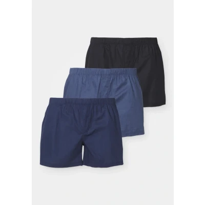 Image of Jack &amp; Jones Jacmilano 3 PACK Boxer shorts, Men&#039;s, Size: 2XL, Vintage indigo/naval academy/black