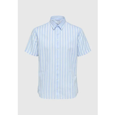 Image of Selected Homme Slhregsun NOOS Shirt Cashmere blue, Men&#039;s, Size: Small, blue