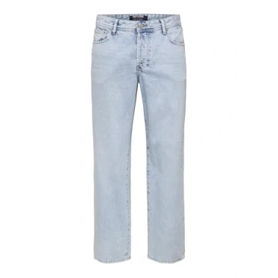 Image of Only &amp; Sons Men&#039;s Onsfade Loose Box Tai DNM Cbo Noos Jeans, Light Blue (Light Denim), 32W / 32L