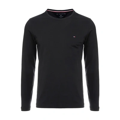 Image of Tommy Hilfiger SLIM FIT Long Sleeve TEE sleeved top, Men&#039;s, Size: 3XL, Black