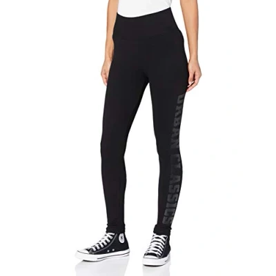 Image of Urban Classics Leggings Trousers, Women&#039;s, Size: XS, Black/black