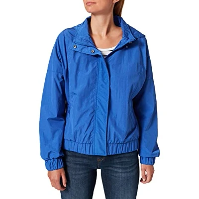 Image of Urban Classics Crinkle Light jacket, Women&#039;s, Size: XS, Blue