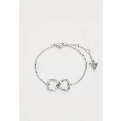 Image of Guess Women&#039;s Bracelet Mon Amour Two Hearts JUBB04618JWRHS