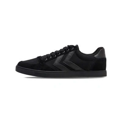 Image of hummel Unisex Slimmer Stadil Tonal Low Top, black, 12.5 UK