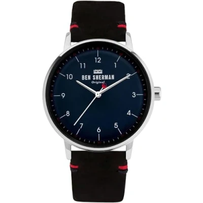 Image of Ben Sherman Mens Analogue Quartz Watch with Leather Strap WB043B, Bracelet