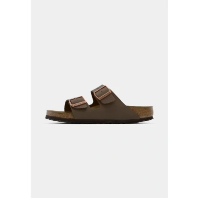 Image of Birkenstock Arizona Mules, Size: 5, Mocca High quality imitation leather
