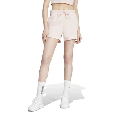 Image of adidas Sportswear Essentials Small LOGO Shorts Sports shorts, Women&#039;s, Size: Large, Sandy pink