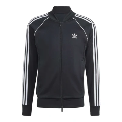 Image of adidas Originals SST TT Training jacket Black white, Men&#039;s, Size: XS, white
