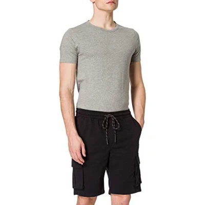 Image of Urban Classics Drawstring Shorts, Men&#039;s, Size: 4XL, Black