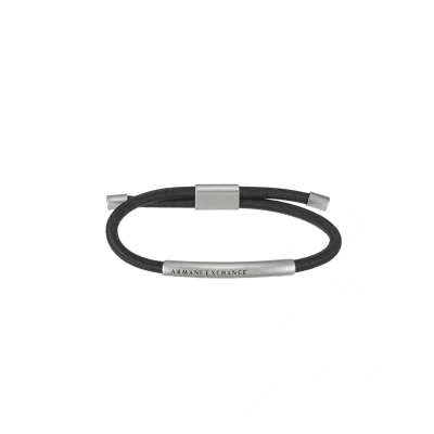 Image of Armani Exchange Bracelet silvercoloured, Men&#039;s, Size: One Size, Silver coloured