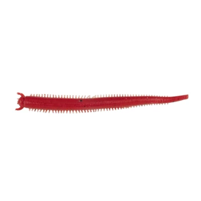 Image of Berkley Gulp! Saltwater Fat Sandworm 4in Shad (10 pieces) Red Belly Shrimp