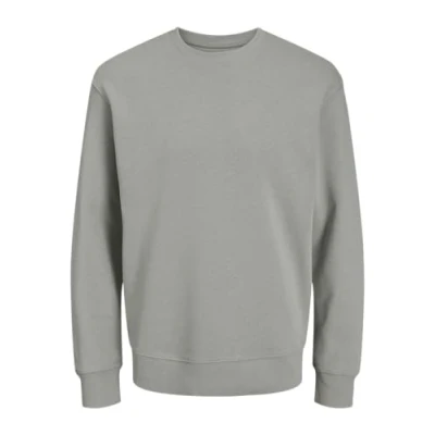 Image of Jack &amp; Jones Jjestar Basic CREW NECK Sweatshirt, Men&#039;s, Size: Large, Ultimate grey