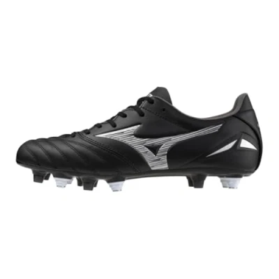 Image of Mizuno MORELIA NEO IV PRO MIX Football Shoes Black/galaxy silver/black Women/Men Size 6,5