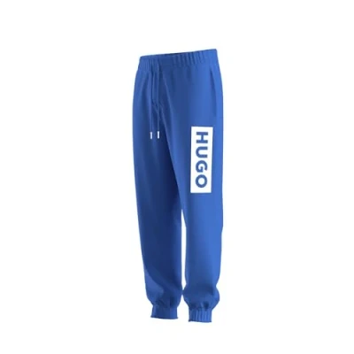 Image of HUGO Nuram Tracksuit bottoms, Men&#039;s, Size: Small, Open blue