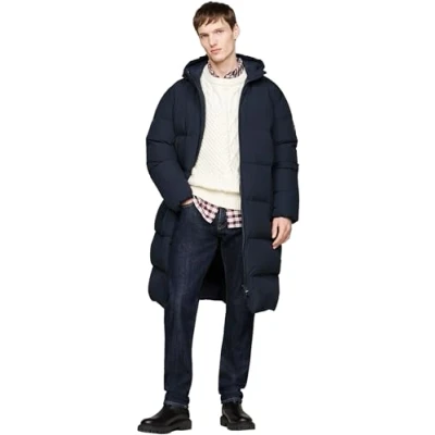 Image of Tommy Hilfiger Parka Down coat, Men&#039;s, Size: XL, Desert sky
