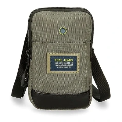 Image of Pepe Jeans Men&#039;s Leighton Luggage Messenger Bag, Green, One Size, shoulder bag