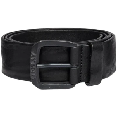 Image of Replay Belt, Men&#039;s, Size: 40, Black