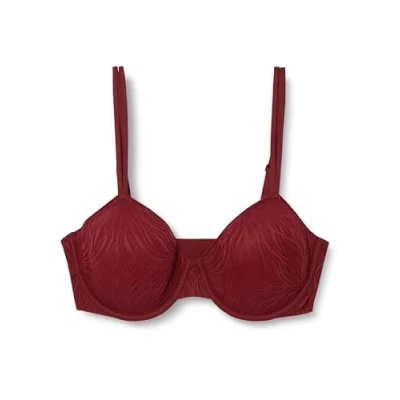 Image of Calvin Klein Underwear Lightly Lined DEMI Underwired bra, Women&#039;s, Size: 36C, Syrah