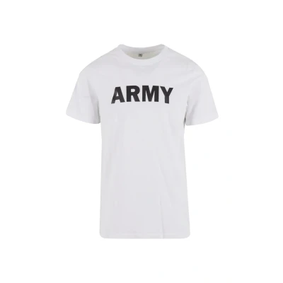 Image of Brandit ARMY Print Tshirt, Men&#039;s, Size: XXL, White