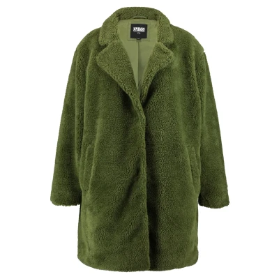 Image of Urban Classics Curvy Winter coat, Women&#039;s, Size: 3XL, Olive