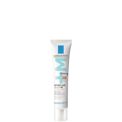 Image of La Roche Posay Effaclar Duo+M Unifiant Deep Anti Imperfection Triple Corrective Tinted Care for Blemish Prone Skin Medium 40ml
