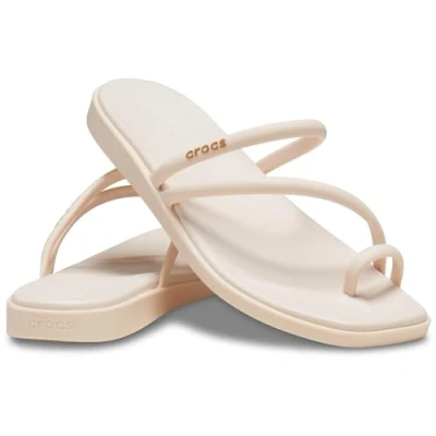 Image of Crocs Women&#039;s Miami Sandal Flat, Dew, 5 UK