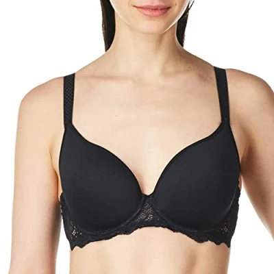 Image of Simone Perele Women&#039;s T Shirt Bra, Black, 38D