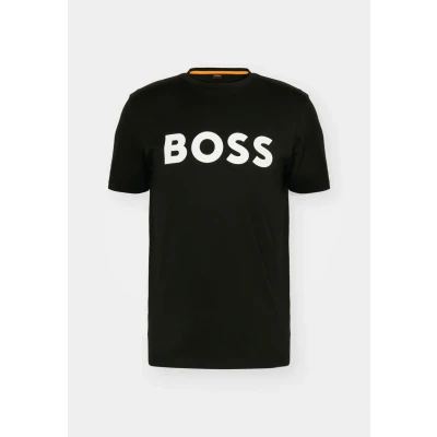 Image of BOSS Thinking Print Tshirt, Men&#039;s, Size: XL, Black
