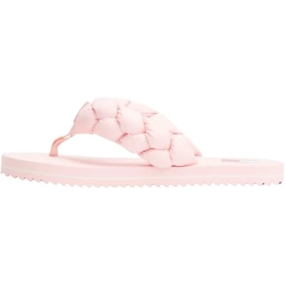 Image of Tommy Jeans Tbar sandals, Women&#039;s, Size: 36, Misty pink shoes