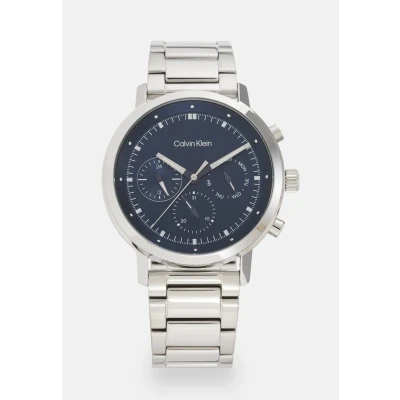 Image of Calvin Klein Gauge Watch silvercoloured, Men&#039;s, Size: One Size, Silver coloured