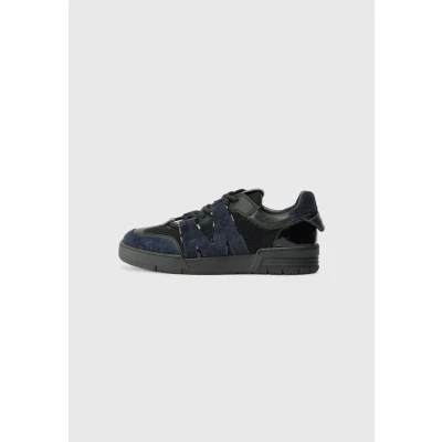 Image of Moschino Trainers blu/nero/silvercoloured, Men&#039;s, Size: 8, Blu/nero/silver/coloured shoes
