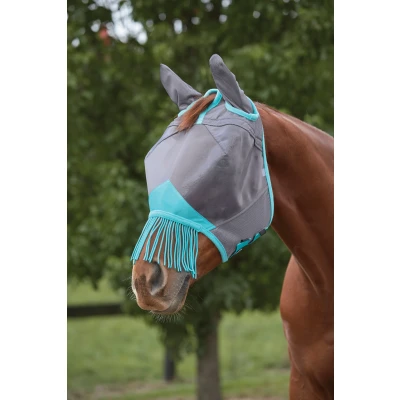 Image of Weatherbeeta ComFiTec Deluxe Fine Mask with ears and tassels