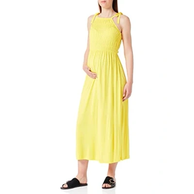 Image of Mamalicious Mlelettra Dress Jersey dress, Women&#039;s, Size: 12, Vibrant yellow