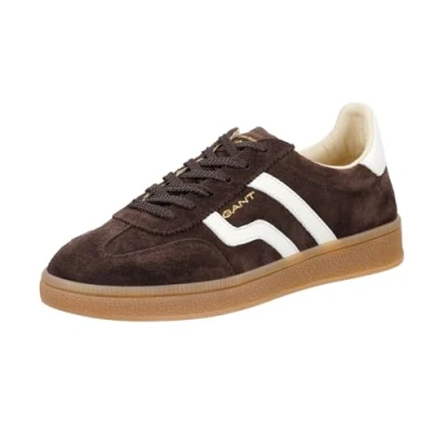 Image of GANT Cuzima Trainers, Women&#039;s, Size: 4, Mole brown/off white shoes