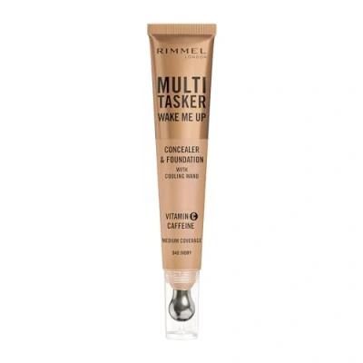 Image of Rimmel Multi Tasker Wake Me Up Foundation and Concealer 20ml (Various Shades) 040 Ivory