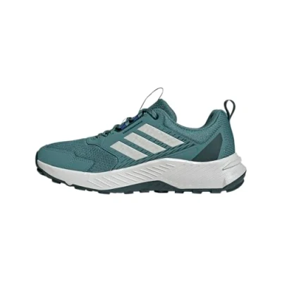 Image of adidas Men&#039;s Tracefinder Trail Running Shoes, Preloved Teal Grey One Semi Lucid Blue, 6.5 UK