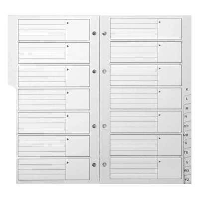 Image of Telfonring Binder Insert Kangaro A Z 4 Rings.
