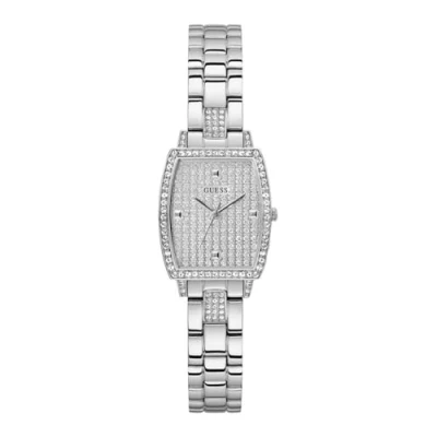 Image of Guess Watch silvercoloured, Women&#039;s, Size: One Size, Silver coloured