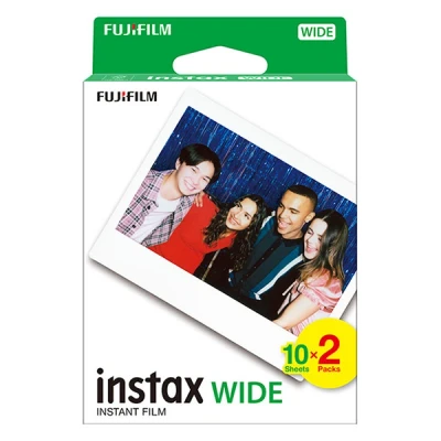 Image of instax WIDE instant film White border, 20 shot pack, suitable for all cameras and printers
