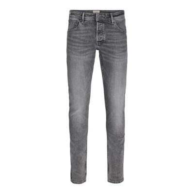 Image of JACK &amp; JONES Men&#039;s Jean Pants, Grey Denim, 40W / 34L