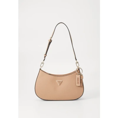 Image of Guess Noelle TOP ZIP Shoulder BAG Handbag, Women&#039;s, Size: One Size, Beige