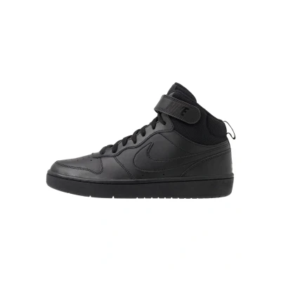 Image of Nike Sportswear Court Borough MID 2 Hightop trainers for kids, Size: 3.5, Black Leather and textile