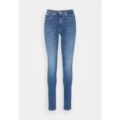 Image of Calvin Klein Jeans MID RISE Skinny Fit, Women&#039;s, Size: 24x30, Denim dark