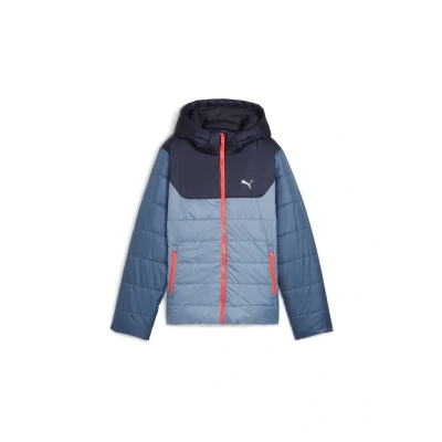 Image of Puma Hooded Padded Winter jacket for kids, Size: 6y (5 6y), Cool blue