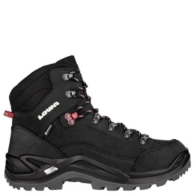 Image of LOWA Renegade GTX Mid Boots Medium, Black Ruby Red, 41.5 EU