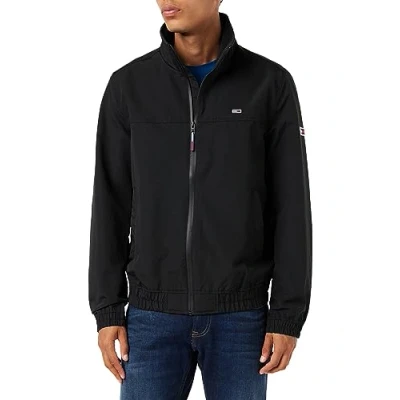 Image of Tommy Jeans Essential Casual Light jacket, Men&#039;s, Size: 34, Black