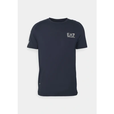 Image of EA7 Emporio Armani Tennis PRO TEE Sports Tshirt, Men&#039;s, Size: Small, Navy blue