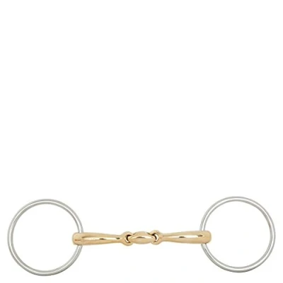Image of BR Double Jointed Eggbutt Snaffle Soft Contact 14 mm Cuprigan